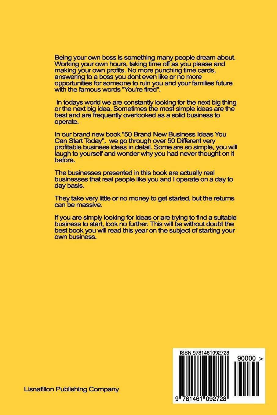 50 Profitable Business Ideas You Can Start From Home Today - SureShot Books Publishing LLC