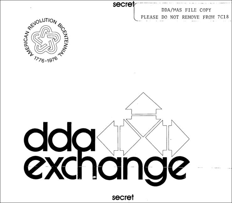 Dda Exchange: Excerpts from the Cia's Internal Newsletter by Anzuoni, Mitch