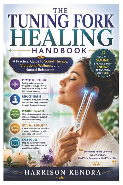 The Tuning Fork Healing Handbook: A Practical Guide to Sound Therapy, Vibrational Wellness, and Natural Relaxation by Kendra, Harrison