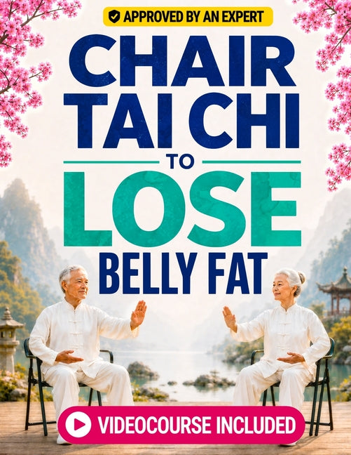 Chair Tai Chi to Lose Belly Fat: Gentle 10-Minute Seated Routines to Shape Your Waist, Improve Mobility, and Boost Your Energy - Includes a 28-Day Pro by Yunqao, Ren