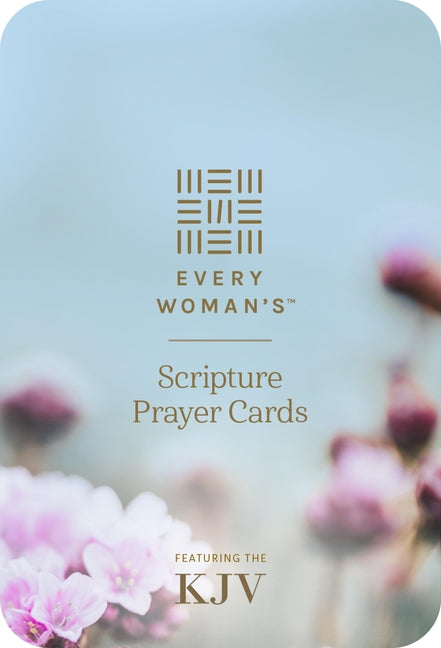 Every Woman's Scripture Prayer Cards (Softcover): Featuring the King James Version by Tyndale