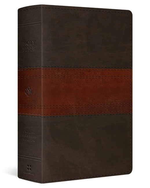 ESV Large Print Personal Size Bible, Red Letter (Trutone, Forest/Tan, Trail Design) by Esv Bibles