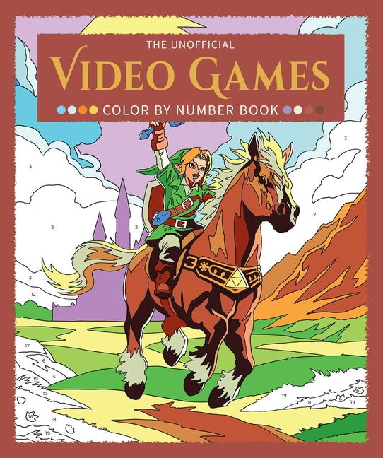 The Unofficial Video Games Color by Number Book by Thelin, Lukas