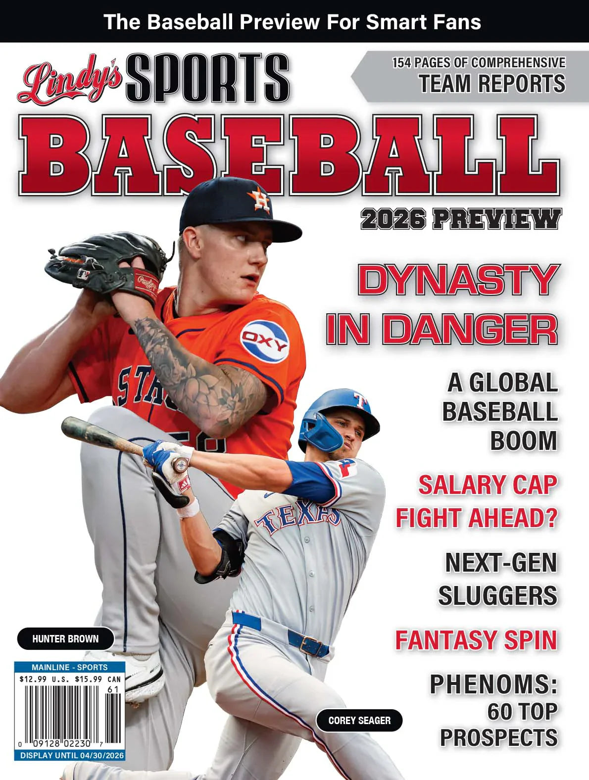 2026 Lindy's Baseball Preview Magazine / Covers Vary