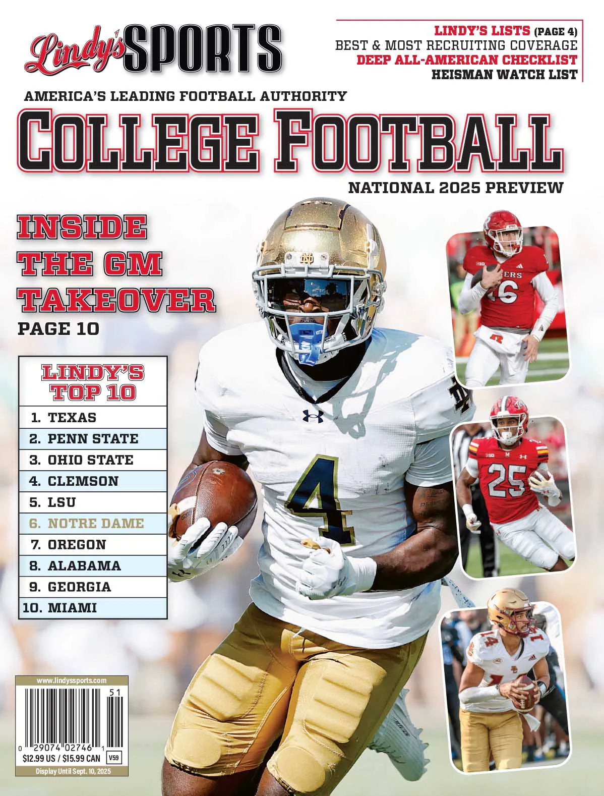Lindy's 2025-26 National College Football Magazine