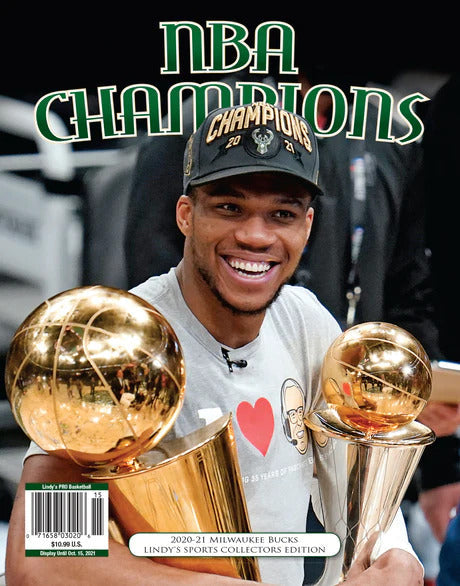Lindys Collectors Edition Sports Magazines Lindys Sports 2020-21 Milwaukee Bucks