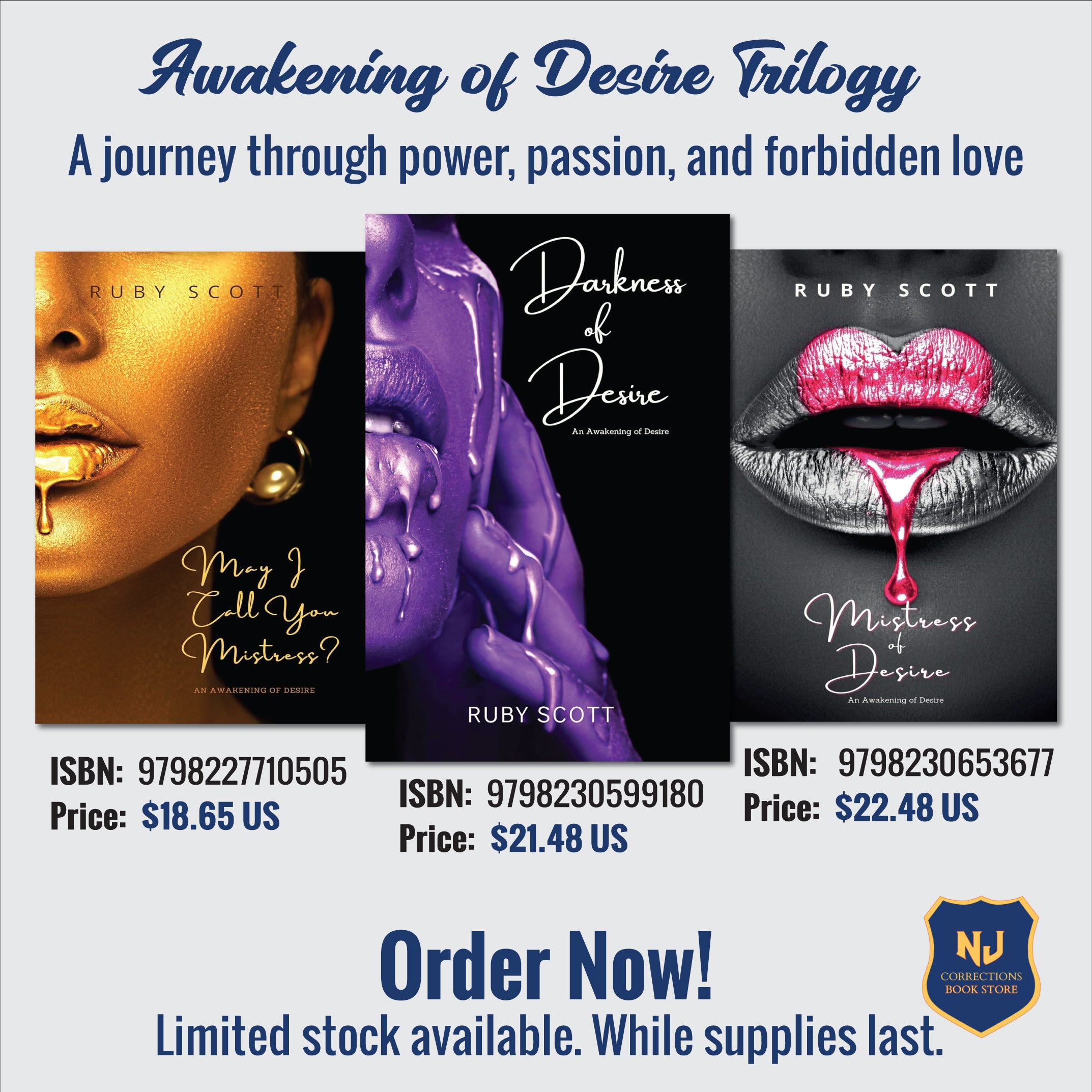 Awakening of Desire Trilogy - A Journey Through Power, Passion, and Forbidden Love Bundle