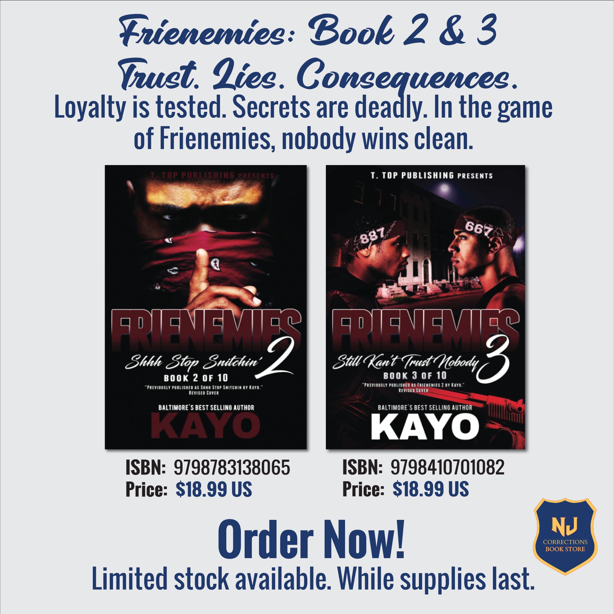 Frienemies: Book 2 & 3 - Trust. Lies. Consequences Bundle
