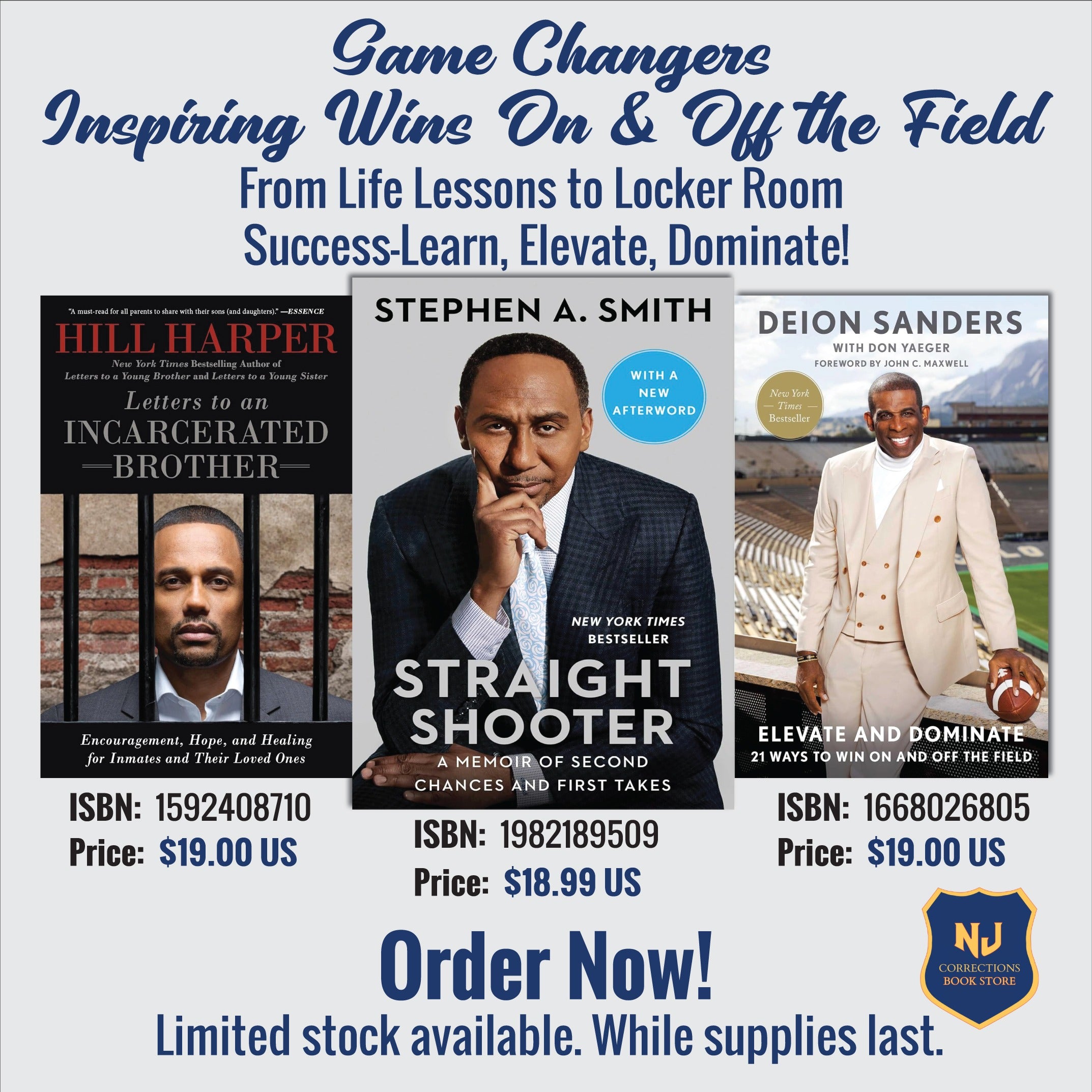 Game Changers – Inspiring Wins On & Off the Field Bundle – 3 Book Set