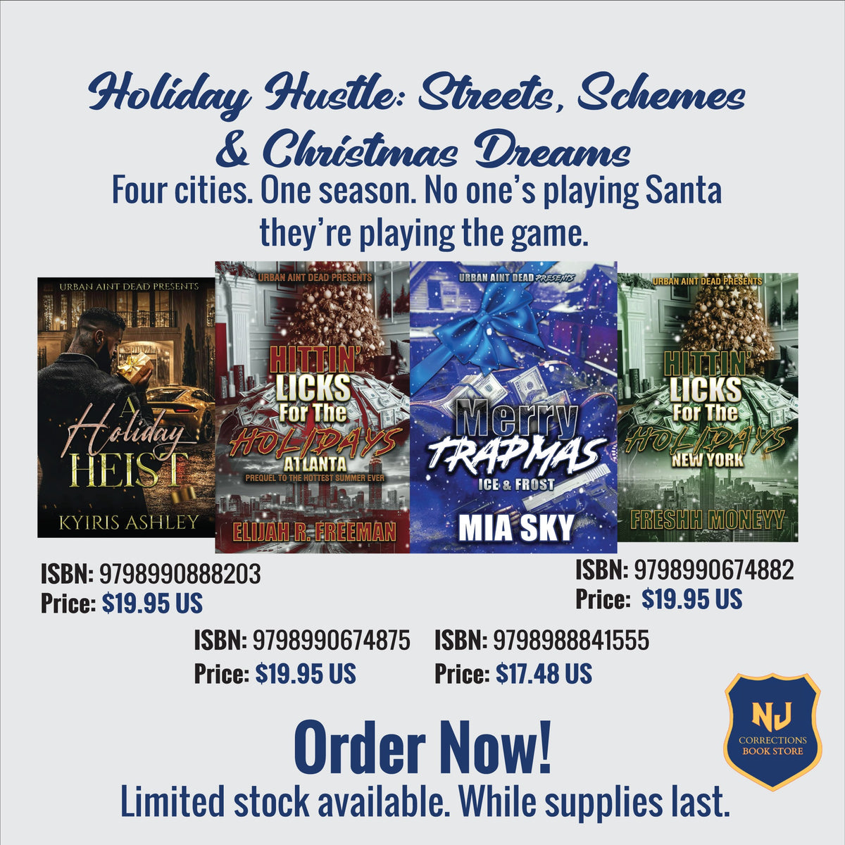 Holiday Hustle: Streets, Schemes & Christmas Dreams Bundle – 4 Book Set
