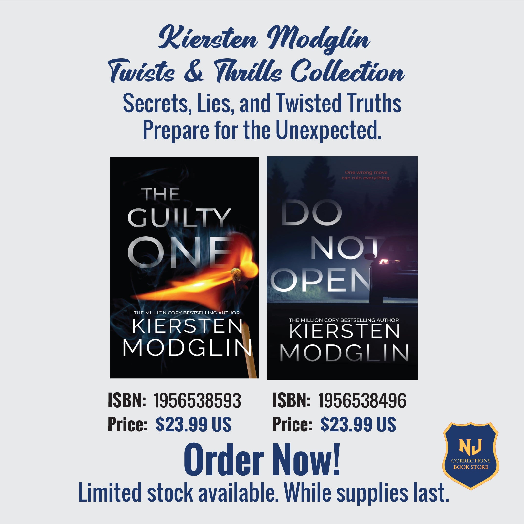 Kiersten Modglin Twists & Thrills Collection - Secrets, Lies, and Twisted Truths - Prepare for the Unexpected Bundle