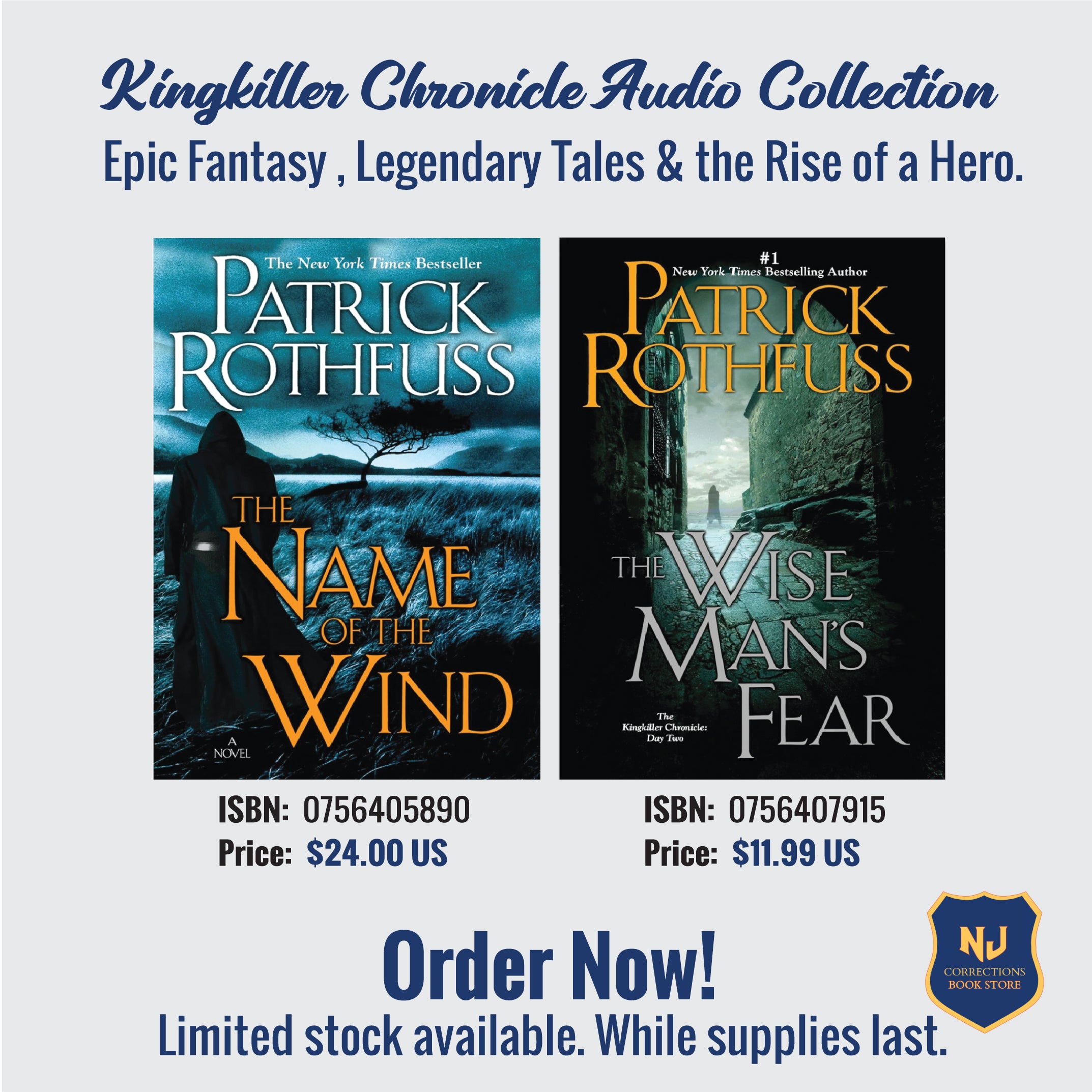 Kingkiller Chronicle Audio Collection - Epic Fantasy, Legendary Tales & the Rise of a Hero Bundle