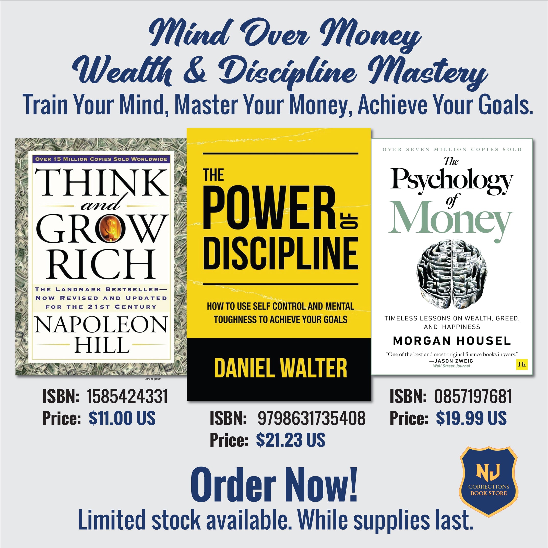 Mind Over Money - Wealth & Discipline Mastery - Train Your Mind, Master Your Money, Achieve Your Goals Bundle