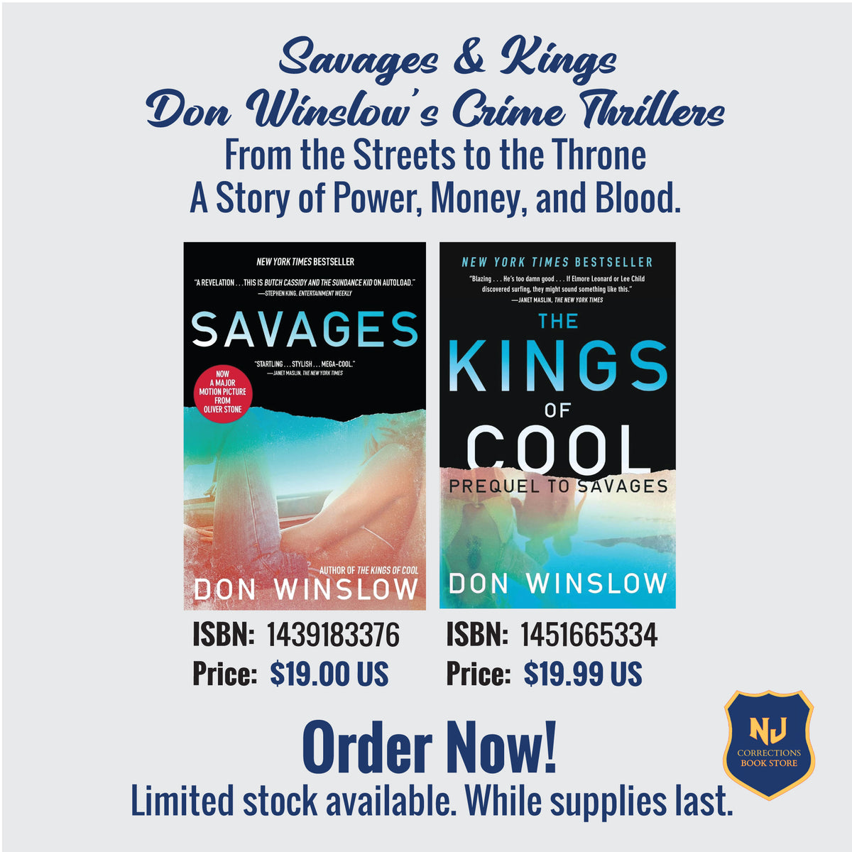 Savages & Kings: Don Winslow's Crime Thrillers Bundle – Savages & The Kings of Cool
