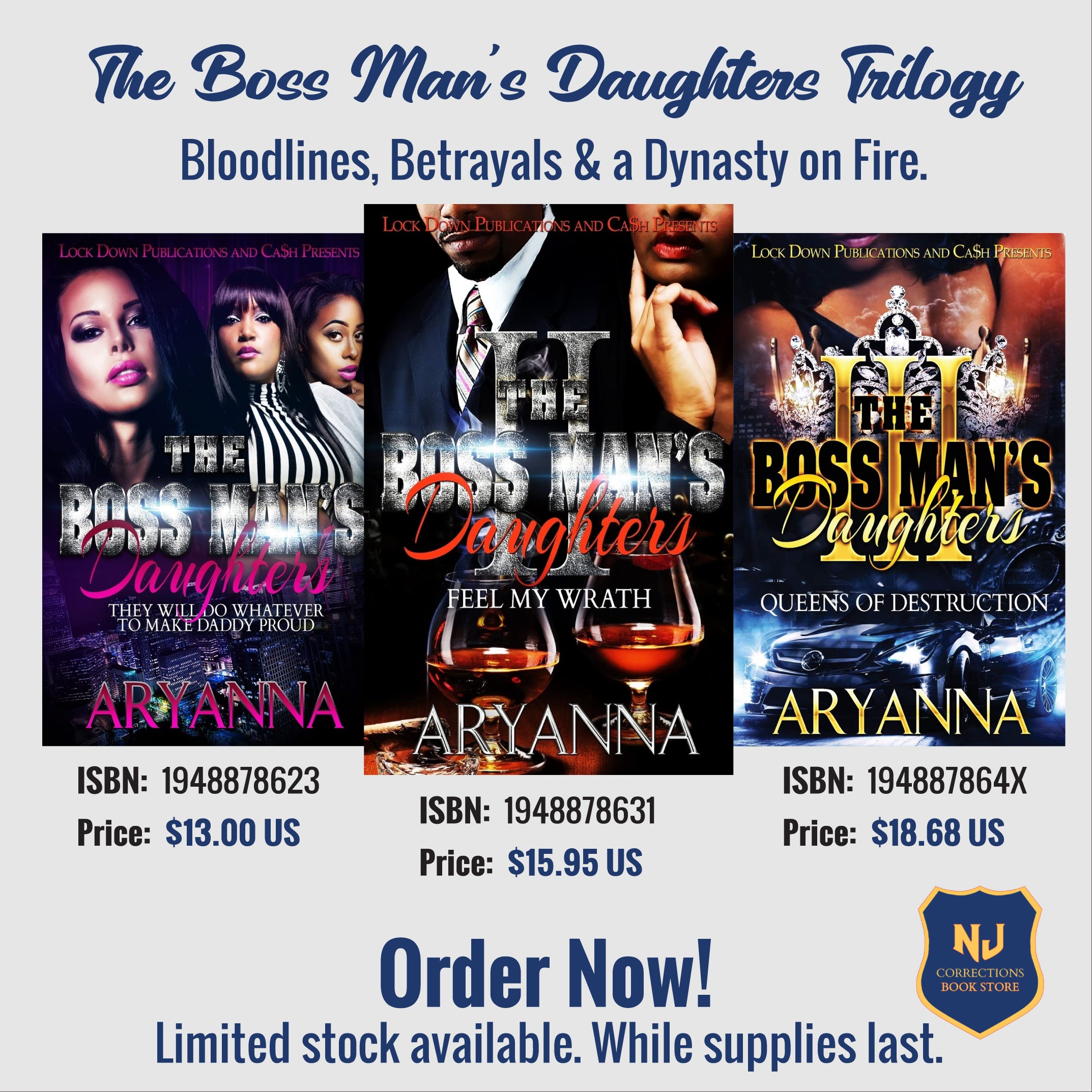 The Boss Man's Daughters Trilogy - Bloodlines, Betrayals & a Dynasty on Fire Bundle