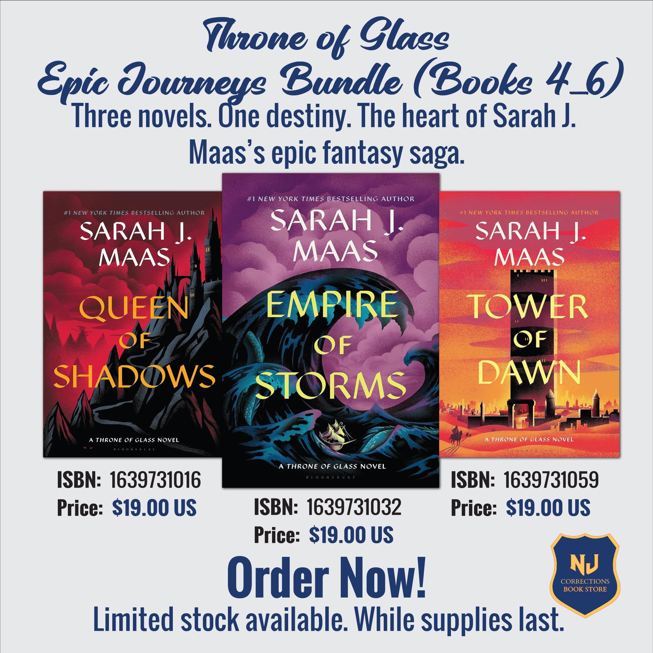 Throne of Glass Epic Journeys Bundle (Books 4-6) - Three Novels. One Destiny. The Heart of Sarah J. Maas's Epic Fantasy Saga Bundle