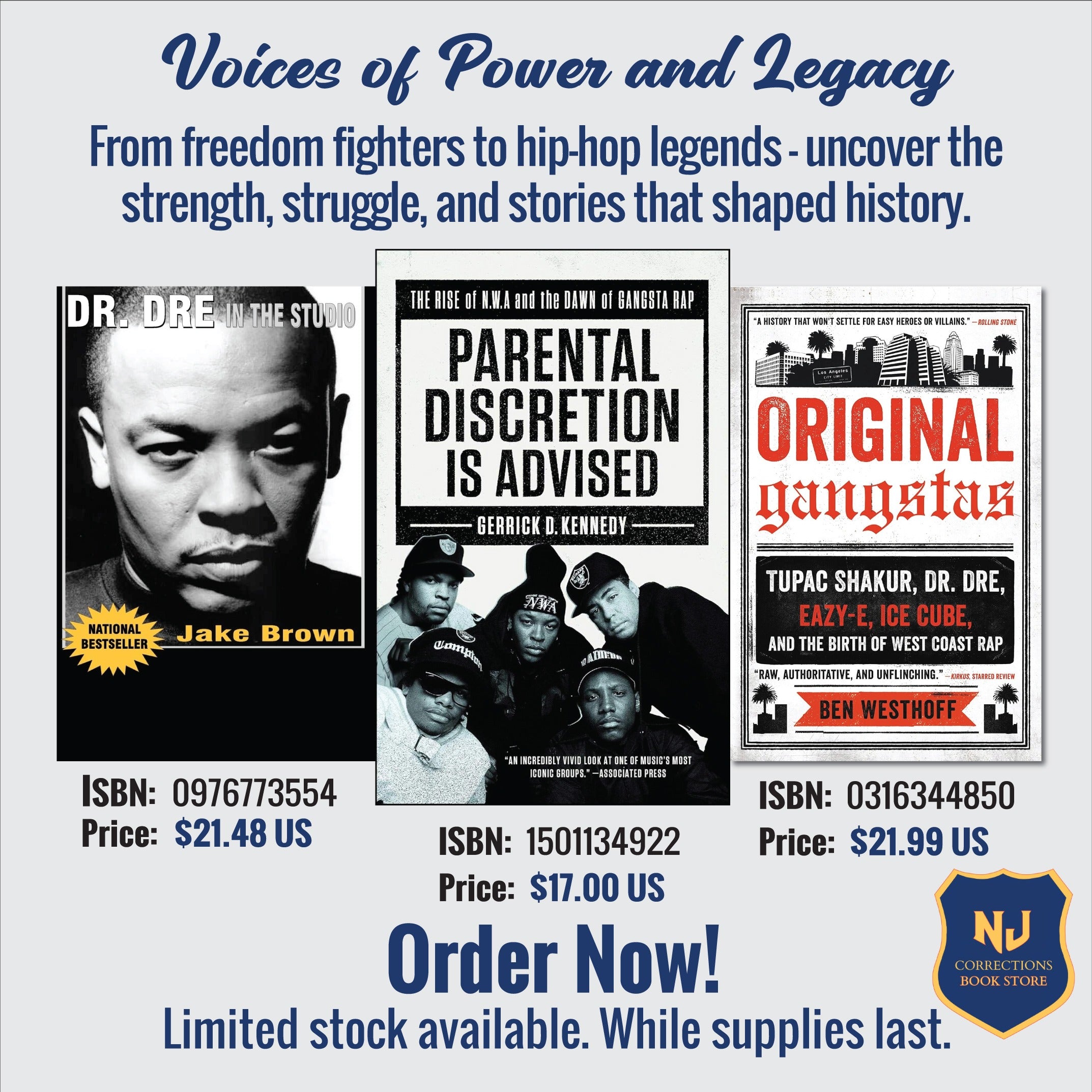 Voices of Power and Legacy Bundle – 3 Book Set on Hip-Hop History