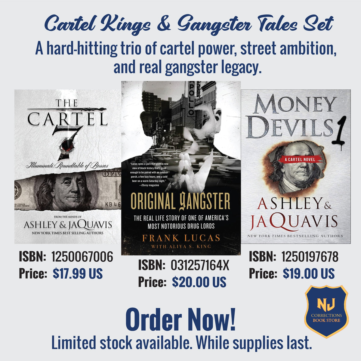 Cartel Kings & Gangster Tales Set – 3 Book Bundle