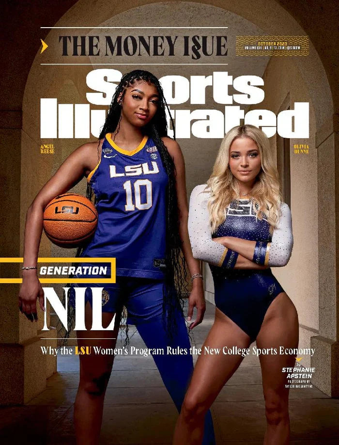 Sports Illustrated Magazine Single Issue Magazines Sports Illustrated Magazine Angel Reese & Olivia Dunne - The Money Issue
