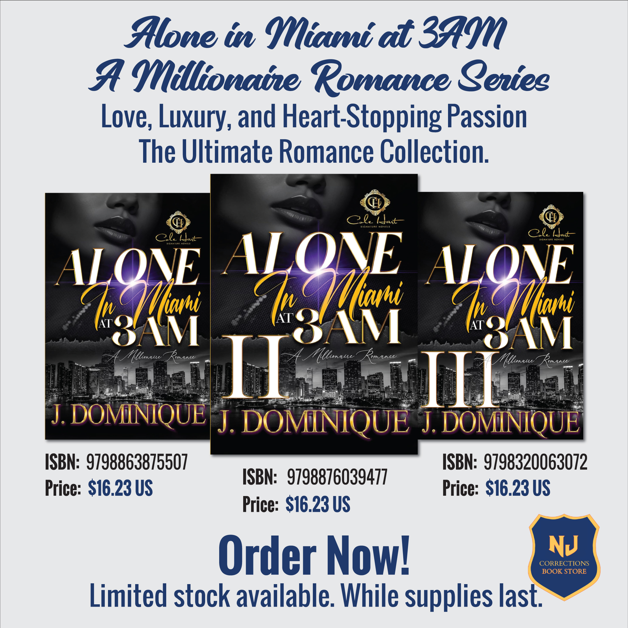 Alone in Miami at 3AM - A Millionaire Romance Series Trilogy