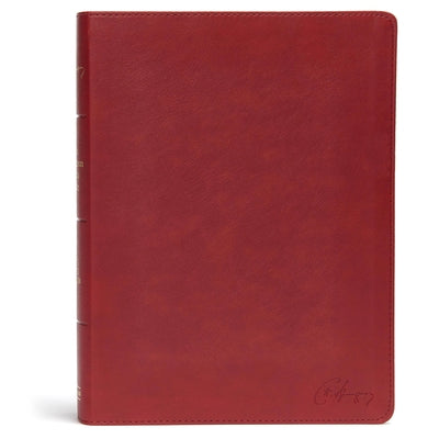 KJV Spurgeon Study Bible, Crimson Leathertouch Bible Holman Bibles