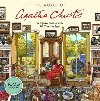 The World of Agatha Christie 1000 Piece Puzzle: 1000-Piece Jigsaw with 90 Clues to Spot Other Laurence King