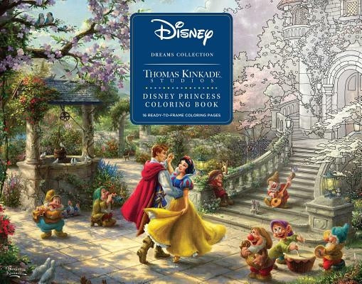 Disney Dreams Collection Thomas Kinkade Studios Disney Princess Coloring Poster Paperback Andrews McMeel Publishing