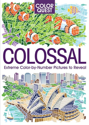 Color Quest: Colossal: The Ultimate Color-By-Number Challenge Paperback Sourcebooks