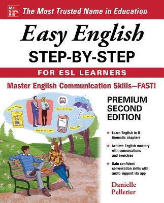 Easy English Step-By-Step for ESL Learners, Second Edition Paperback McGraw-Hill Companies