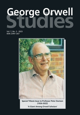 George Orwell Studies Vol.7 No.2 Paperback Theschoolbook.com