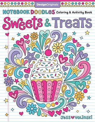 Notebook Doodles Sweets & Treats: Coloring & Activity Book Paperback Design Originals