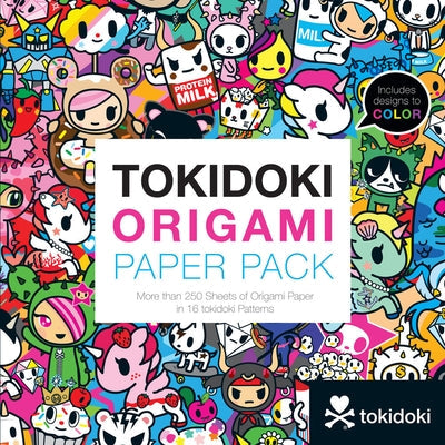Tokidoki Origami Paper Pack: More Than 250 Sheets of Origami Paper in 16 Tokidoki Patterns Paperback Union Square & Co.