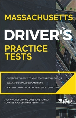 Massachusetts Driver's Practice Tests Paperback Driving School