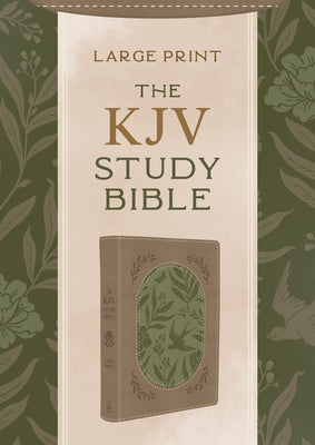 The KJV Study Bible, Large Print [Olive Branches] Bible Barbour Publishing