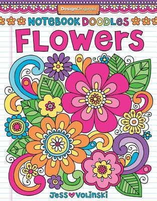 Notebook Doodles Flowers: Coloring & Activity Book Paperback Design Originals