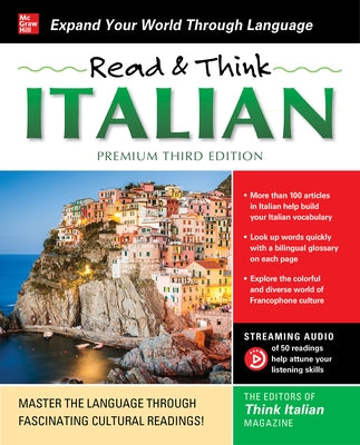 Read & Think Italian, Premium Third Edition Paperback McGraw-Hill Companies