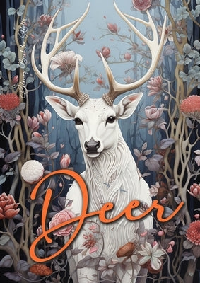 Deer Coloring Book for Adults: Grayscale Deer Coloring Book Fall Autumn Forest Animals Coloring Book for Adults Grayscale Zentangle Deer A4 Paperback Monsoon Publishing LLC Sonja LIDL Info@monsoo
