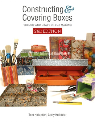 Constructing and Covering Boxes: The Art and Craft of Box Making Paperback Schiffer Craft