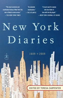 New York Diaries: 1609 to 2009 Paperback Modern Library