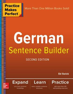 Practice Makes Perfect German Sentence Builder Paperback McGraw-Hill Companies
