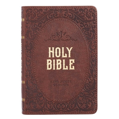 KJV Compact DK Brown Bible Christian Art Gifts Inc