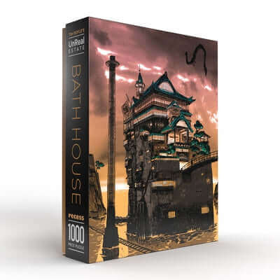 Bath House: 1000 Piece Jigsaw Puzzle by Tim Doyle Other Recess