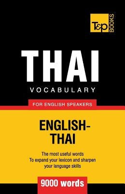 Thai vocabulary for English speakers - 9000 words Paperback T&p Books Publishing Ltd