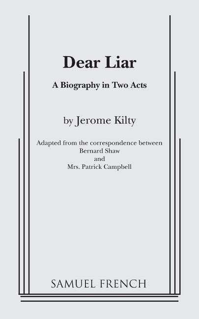 Dear Liar Paperback Concord Theatricals