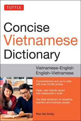 Tuttle Concise Vietnamese Dictionary: Vietnamese-English English-Vietnamese Tuttle Publishing