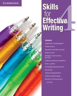 Skills for Effective Writing Level 4 Student's Book Paperback Cambridge University Press