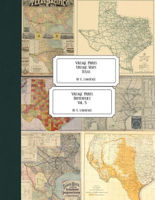 Vintage Prints: Vintage Maps: Texas Paperback Createspace Independent Publishing Platform