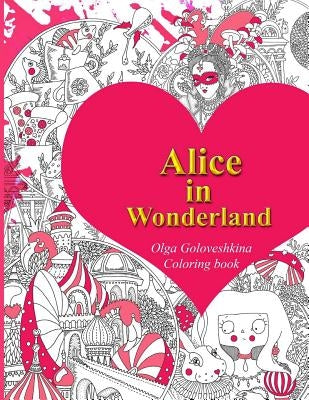Alice in Wonderland Coloring Book Paperback Createspace Independent Publishing Platform