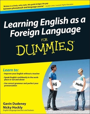 Learning English as Foreign La [With CD (Audio)] Paperback For Dummies