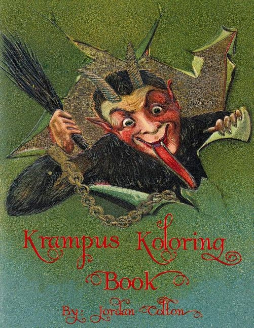 Krampus "Koloring" (Coloring) Book Paperback Apparition Studios